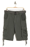 X-ray Xray Belted Cargo Shorts In Grey