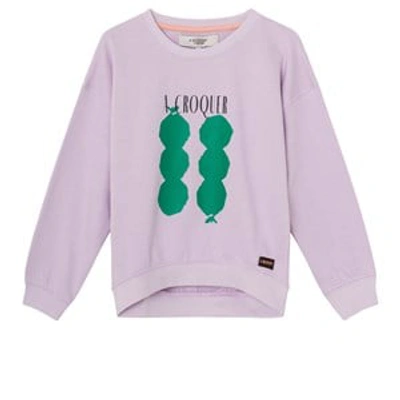 A Monday In Copenhagen Kids' Annie Sweatshirt Thai Curr In Purple