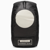 MONCLER BLACK NYLON PRINTED BACKPACK