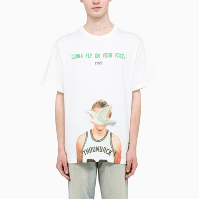 Throwback White Larry Bird 1992 T-shirt