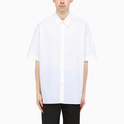 Studio Nicholson White Sorono Short-sleeved Shirt