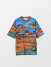 Ambush Jacquard-pattern Short-sleeved T-shirt In Multicolour
