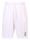 Marcelo Burlon County Of Milan Marcelo Burlon Logo-print Bermuda Shorts In White