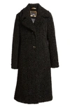 Sam Edelman Teddy Bear Long Coat In Black