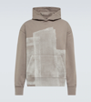 A-cold-wall* Painterly-print Cotton Hoodie In Grey