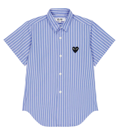 Comme Des Garçons Play Striped Cotton Shirt