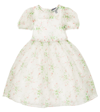 POLO RALPH LAUREN COTTON AND TULLE FLORAL DRESS