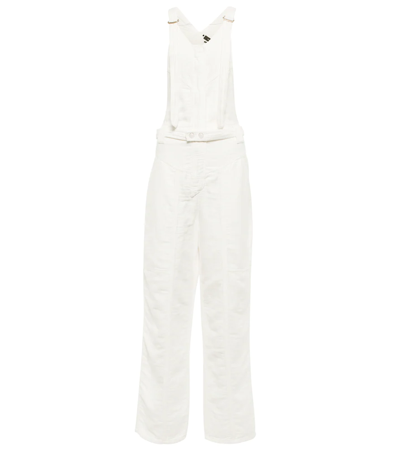 Isabel Marant Keisha Cotton And Linen Overalls In White
