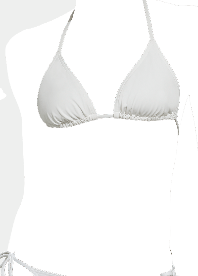 Eres Women's Mouna Triangle Bikini Top In Blanc