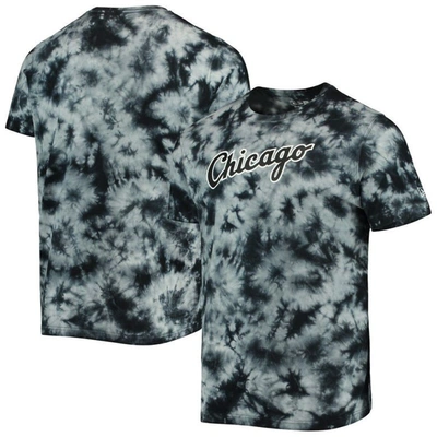 New Era Black Chicago White Sox Team Tie-dye T-shirt