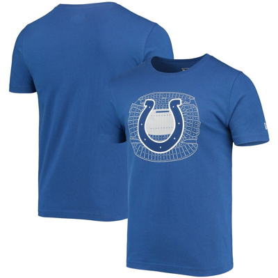 New Era Royal Indianapolis Colts Stadium T-shirt