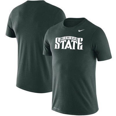 Nike Green Michigan State Spartans School Logo Legend Performance T-shirt