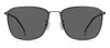 Hugo Boss Boss Boss 1405/f/sk M9 0r80 Rectangle Polarized Sunglasses In Grey