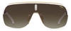 Carrera Topcar 1/n Ha 0p9u Shield Sunglasses In Brown