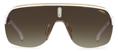 Carrera Topcar 1/n Ha 0p9u Shield Sunglasses In Brown