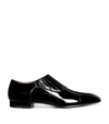 CHRISTIAN LOUBOUTIN GREG ON PATENT LEATHER SLIP-ON DERBY SHOES