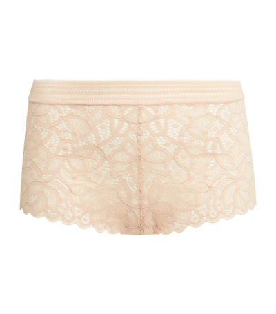 Wacoal Lace Raffine Boyshorts In Nude