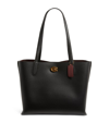 COACH LEATHER WILLOW TOTE BAG
