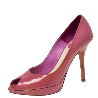 Pre-owned Dior Pumps Size 38 In Pink