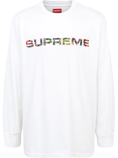 Supreme Meta Logo T-shirt In White