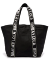 BIMBA Y LOLA LOGO-PRINT STRAP TOTE BAG