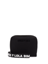 Bimba Y Lola Zip-around Flap Wallet In Black