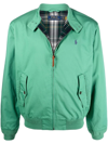 Polo Ralph Lauren Logo-embroidered Cotton Bomber Jacket In Green