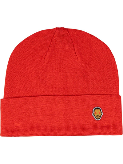 A Bathing Ape X Kid Cudi Knit Beanie In Rot