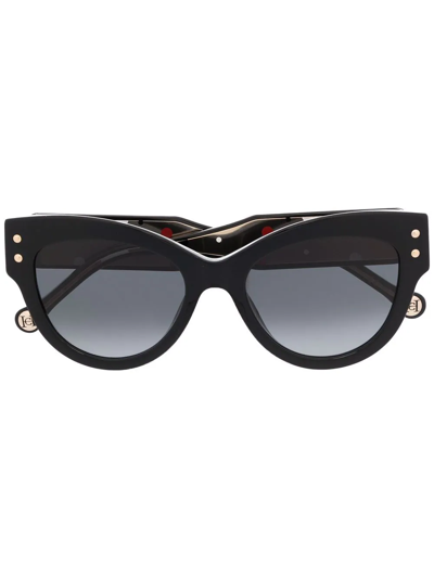 Carolina Herrera Wayfarer-frame Sunglasses In Black