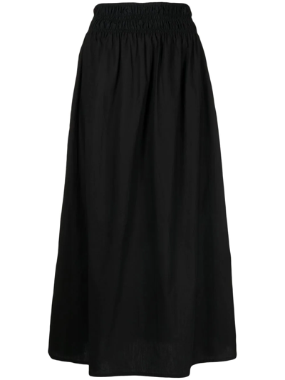 Faithfull The Brand - Kiera Skirt In Plain Black - Atterley
