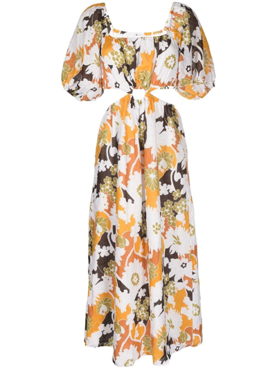 Faithfull The Brand Trinita Maxi Dress In Elvinna Floral Print