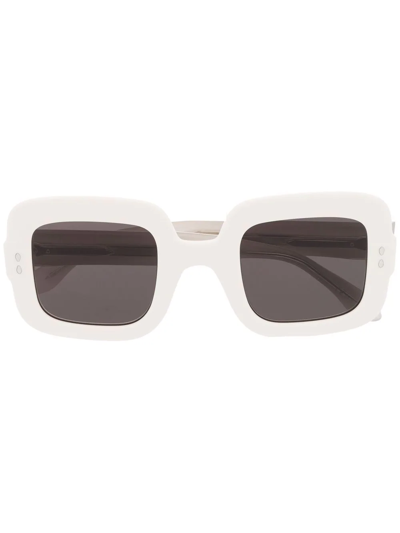 Isabel Marant Eyewear Square-frame Sunglasses In White