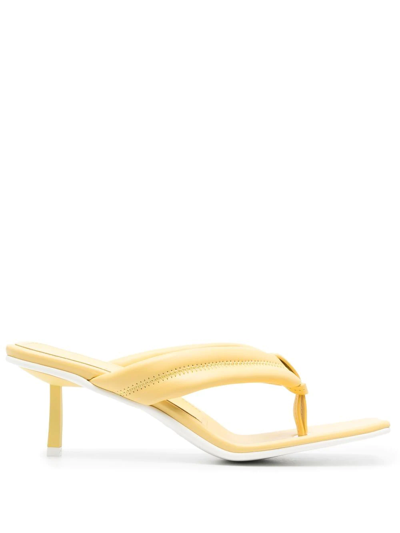 Le Silla Aiko Square Toe Sandal In Gelb