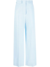 CASABLANCA HIGH-WAISTED WIDE-LEG TAILORED TROUSERS