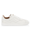 Stuart Weitzman Women's Daryl Leather Sneakers In White Snow
