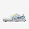 Nike Men's Pegasus 38 Road Running Shoes In White,pure Platinum,wolf Grey,imperial Blue