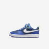 Nike Court Borough Low 2 Lil Fruits Little Kids' Shoes In Mystic Navy,medium Blue,university Blue,white