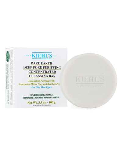Kiehl's Since 1851 Rare Earth Deep Pore Purifying Concentrated Cleansing Bar 100g In Default Title