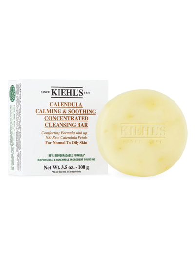 Kiehl's Since 1851 Women's Calendula Calming & Soothing Concentrated Facial Cleansing Bar In No Color