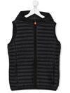 Save The Duck Teen Quilted Padded Gilet In Black