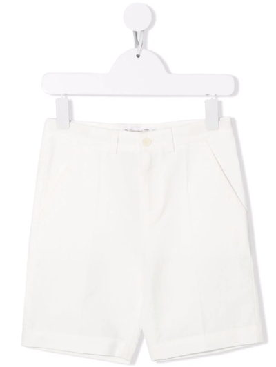 Bonpoint Teen Calvin Bermuda Shorts In White