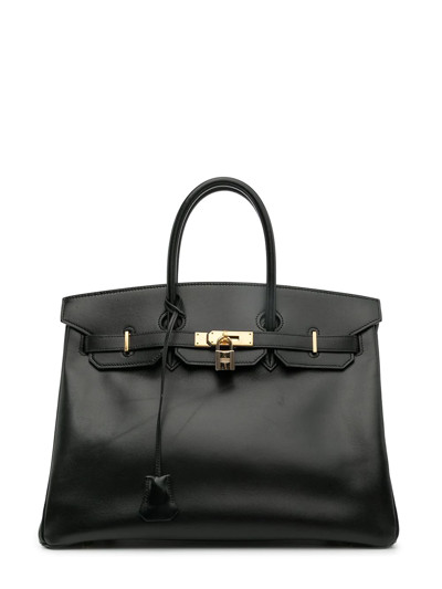 Pre-owned Hermes 2001  Birkin 35 Bag In Black