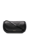 Jw Anderson The Bumper Leather Baguette Shoulder Bag In Black