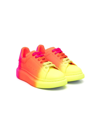 ALEXANDER MCQUEEN GRADIENT-EFFECT LACE-UP TRAINERS