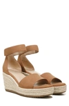 Soul Naturalizer Oakley Ankle Strap Espadrille Wedge Sandal In Toffee