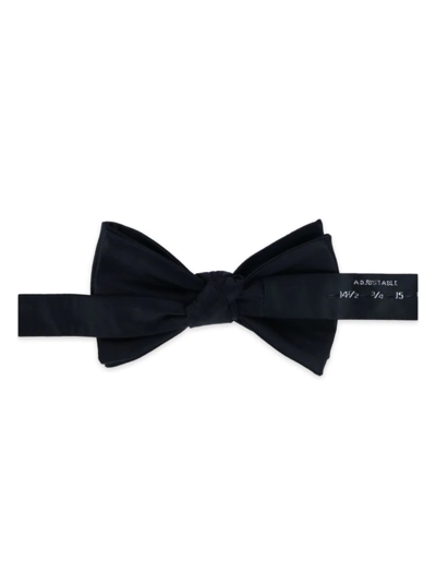 Trafalgar Sutton Pre-tied Silk Bowtie In Black