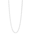 Syna Chains 18k White Gold Oval Link Necklace