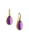 Syna Women's Mogul 18k Gold, Diamond & Amethyst Drop Earrings