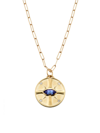 Elizabeth Moore Women's Eye Of The Sun 14k Yellow Gold, Tanzanite, & Diamond Pendant Necklace