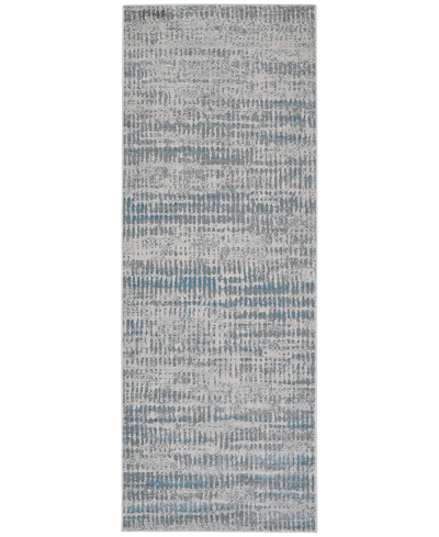 Simply Woven Azure R3402 2'10" X 7'10" Runner Area Rug In Ivory